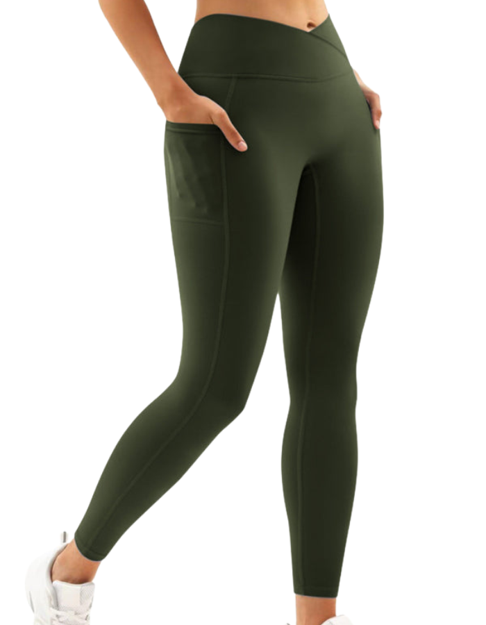 SHOPIQAT New Women's High Waist Hip Pocket Yoga Leggings - Premium from shopiqat - Just $6.950! Shop now at shopiqat